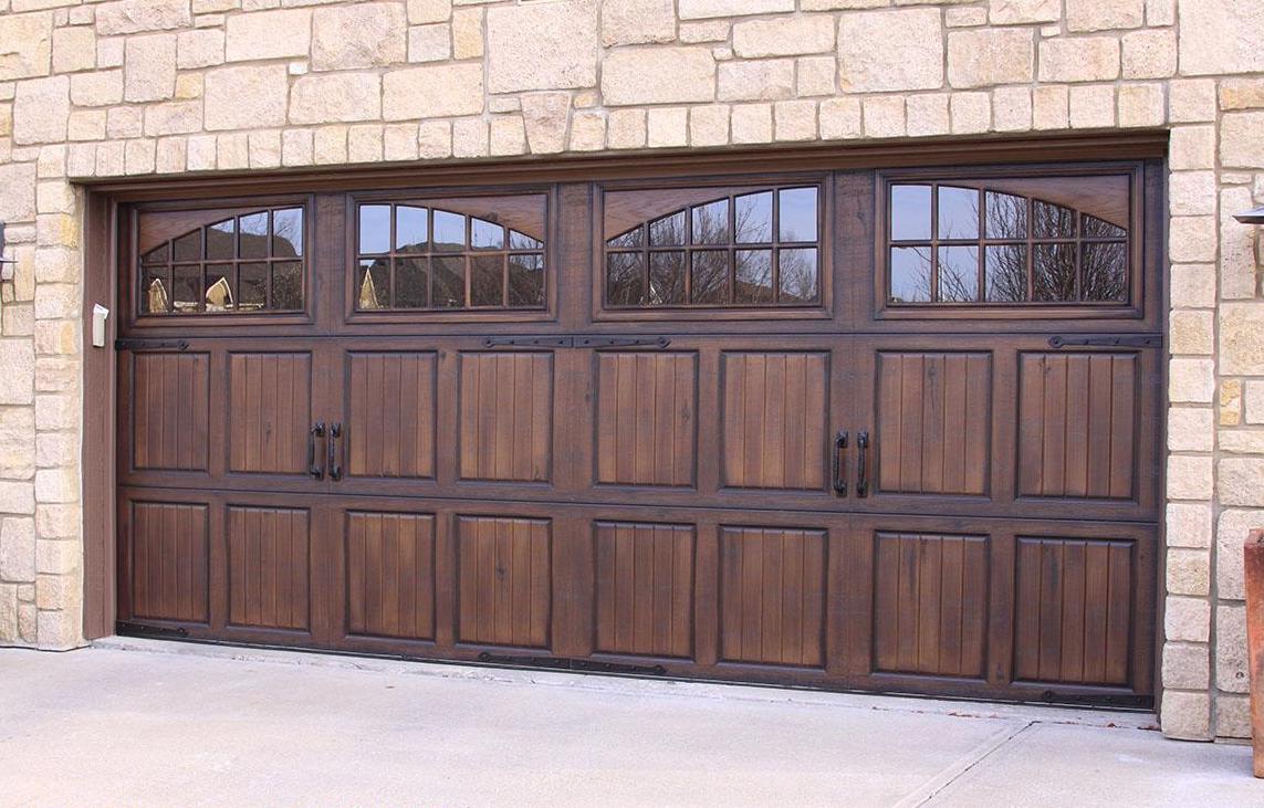 How to Paint a Garage Door with Gel Stain - Cheap and Easy DIY to Increase Curb Appeal